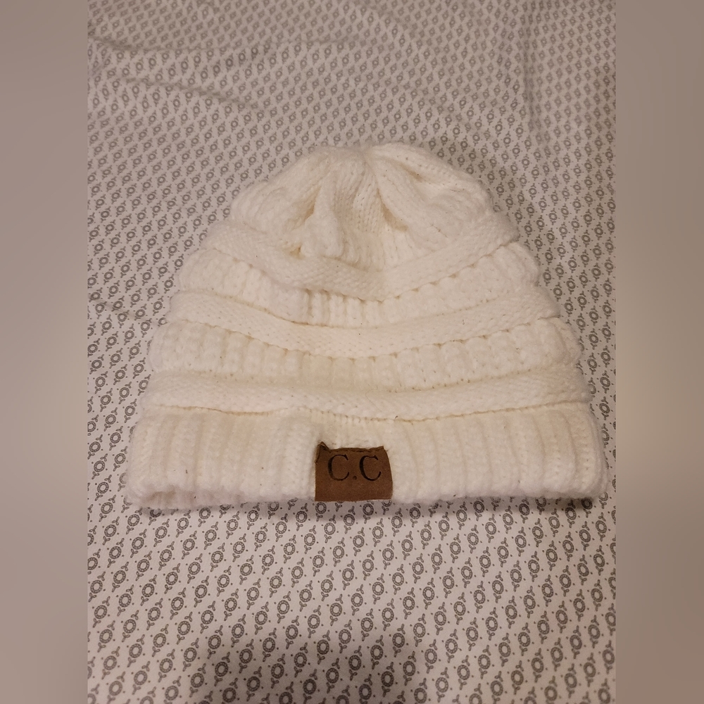 White Beanie